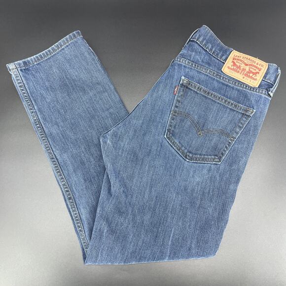 Levi's Other - Levis 511 Jeans Men Fits 32x27.5 Blue Denim Faded Cotton Slim Fit American Adult
